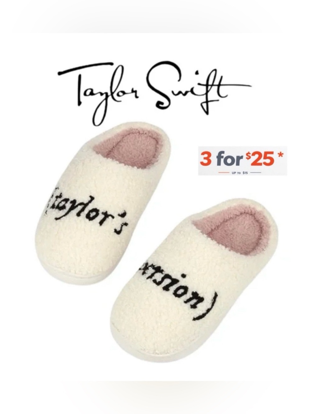 Tylor’s Version comfy plush slip on house shoes slippers